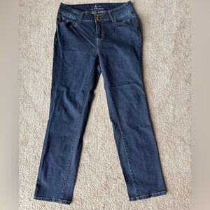 Ashley Stewart Dark Blue Straight Leg Jeans